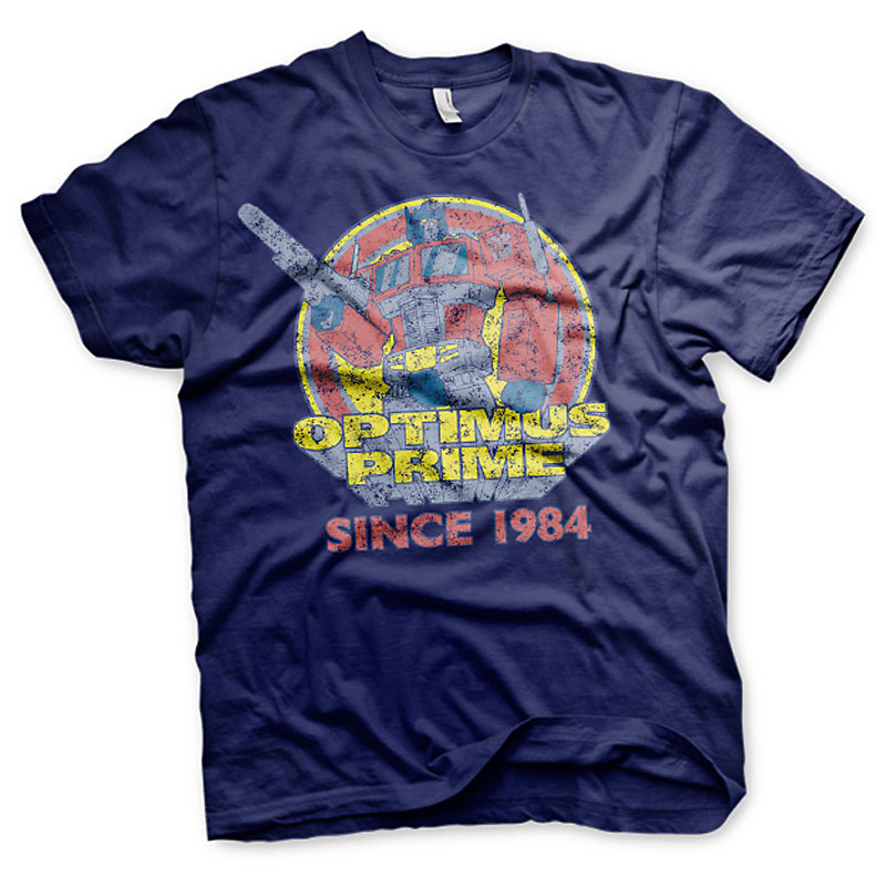 Tričko Transformers Optimus Prime Since 1984 Navy