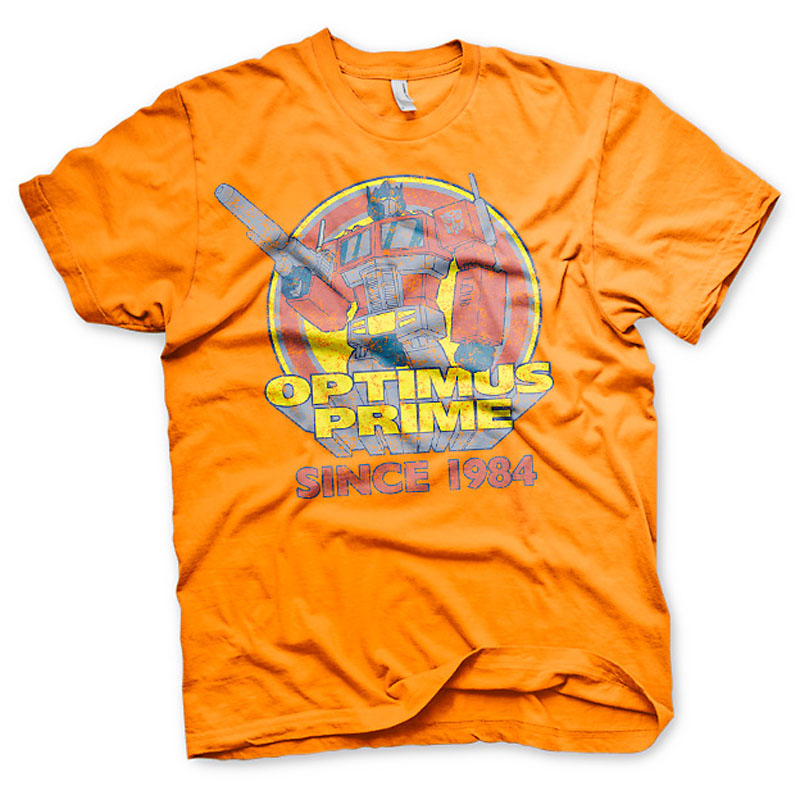 Tričko Transformers Optimus Prime Since 1984 Oranžové