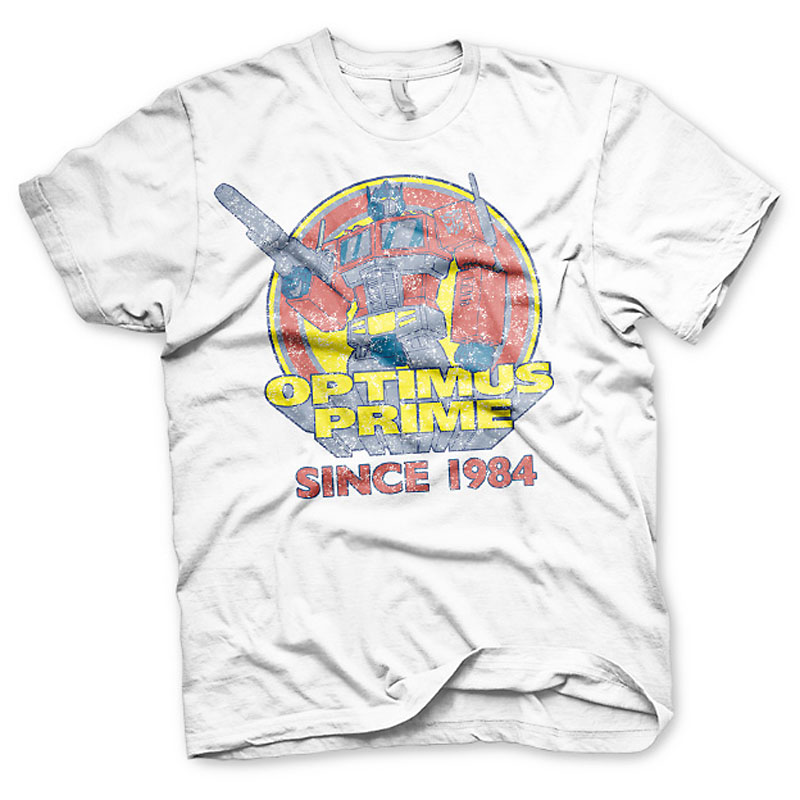 Tričko Transformers Optimus Prime Since 1984 Bílé