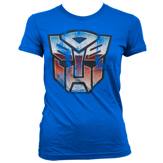 Transformers dámské tričko Autobot Shield Modré