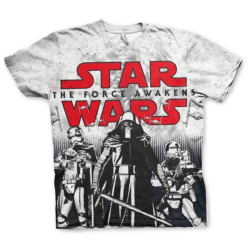 Star Wars pánské tričko The Force Awakens Allover