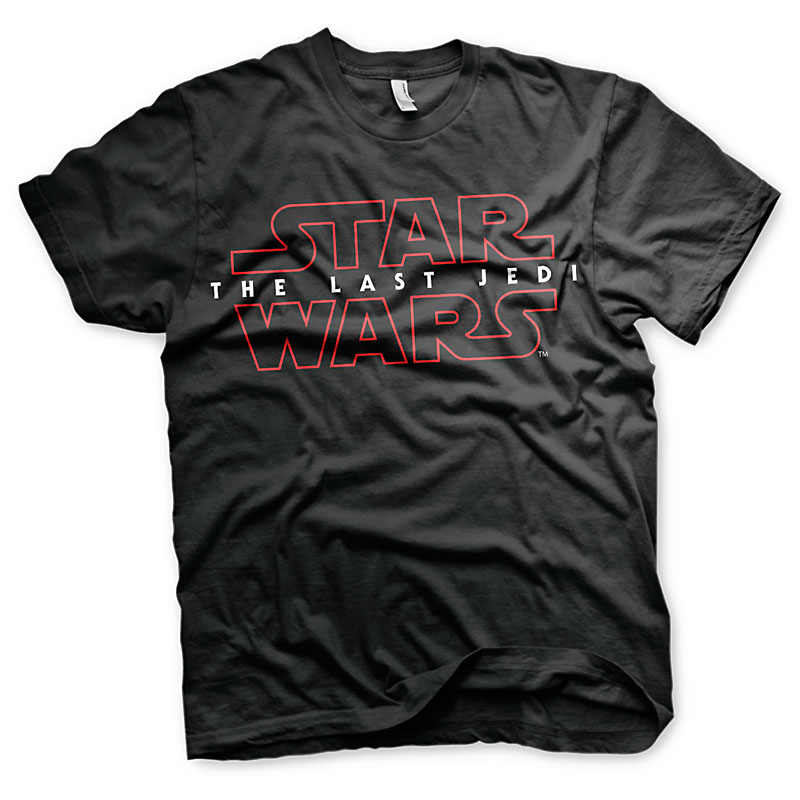 Star Wars The Last Jedi tričko Logo Černé