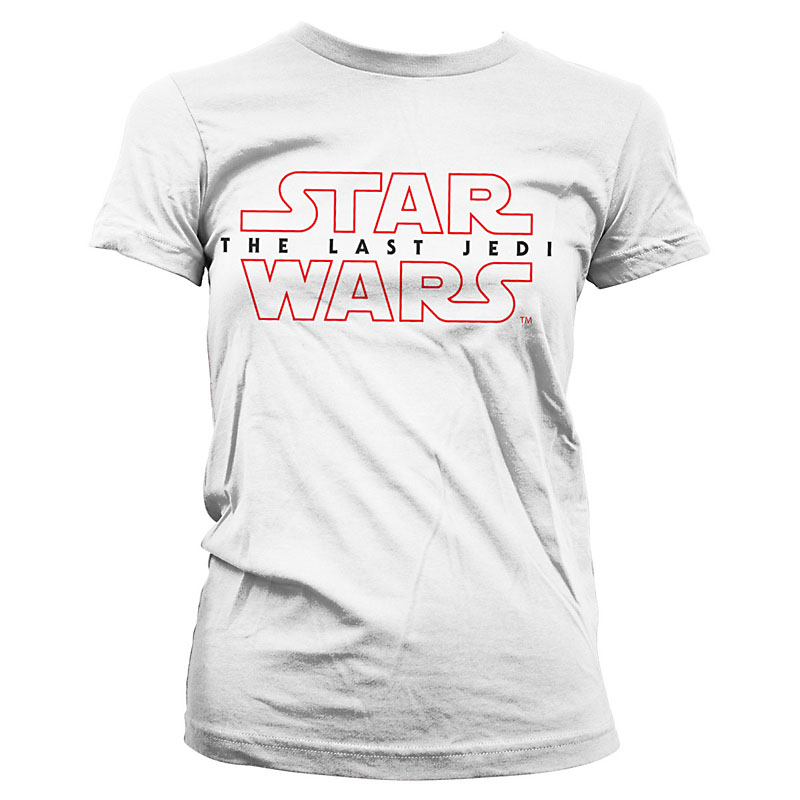 Dámské tričko Star Wars The Last Jedi Logo White