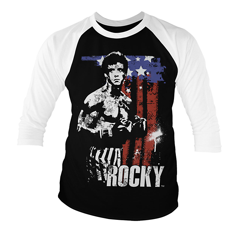 Tričko s rukávem Rocky III American Flag