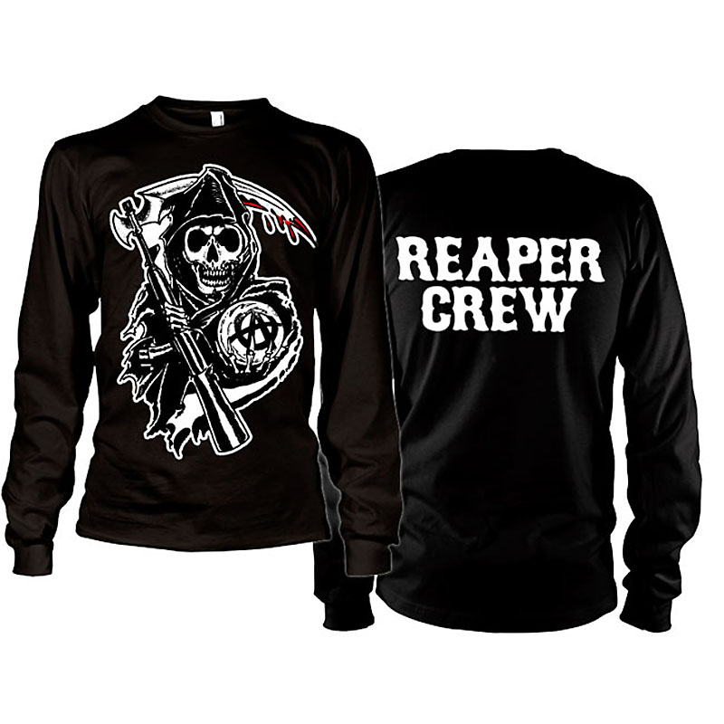 Zákon Gangu tričko s dlouhým rukávem SOA Reaper Crew