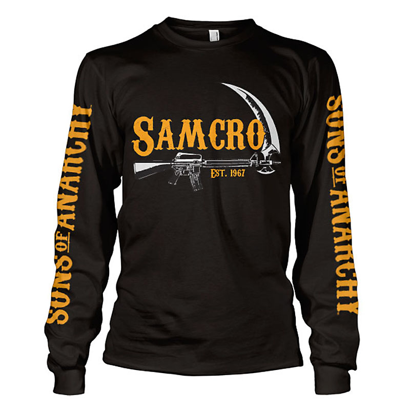 Zákon Gangu tričko s dlouhým rukávem SAMCRO Est. 1967