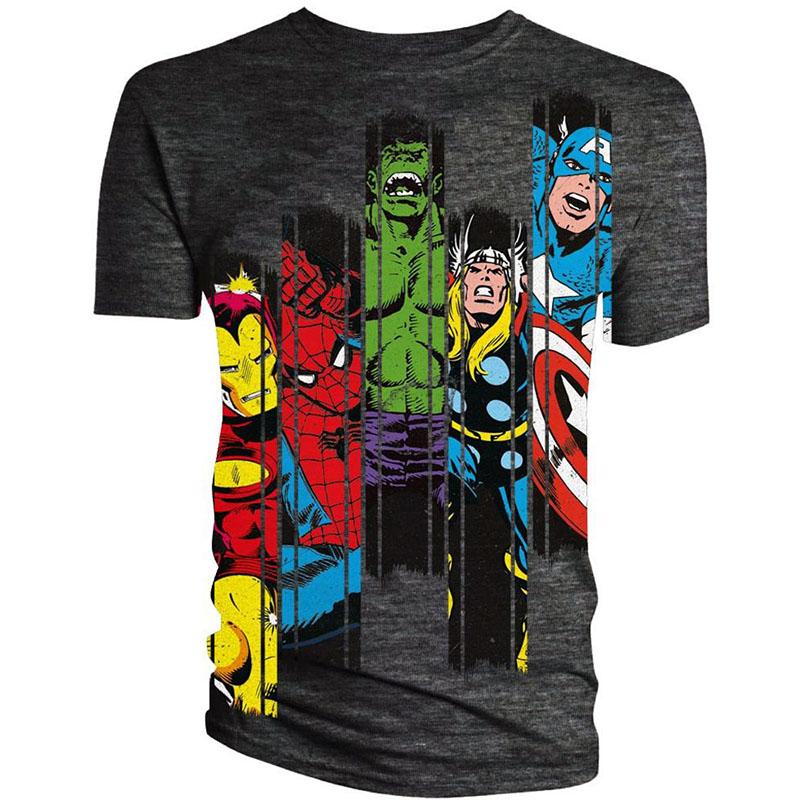 Pánské tričko Marvel Avengers Panel velikost S