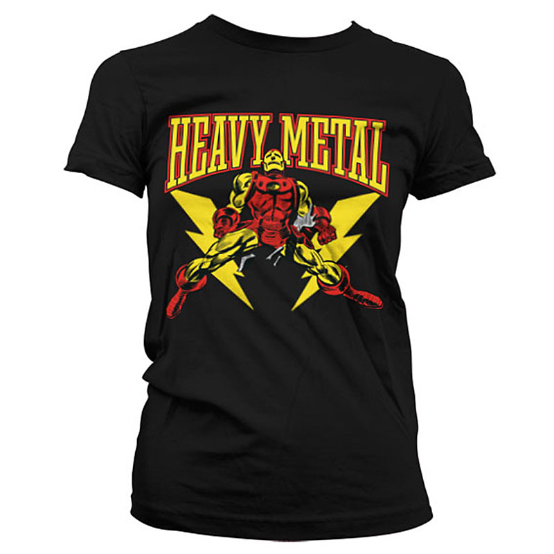 Iron Man dámské tričko Iron Man Likes Heavy Metal