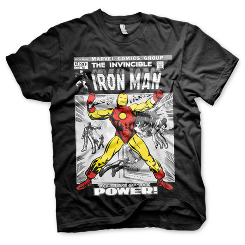 Marvel pánské tričko Iron Man Cover