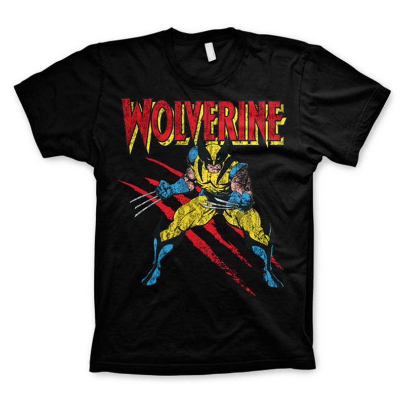 Marvel pánské tričko Wolverine Scratches