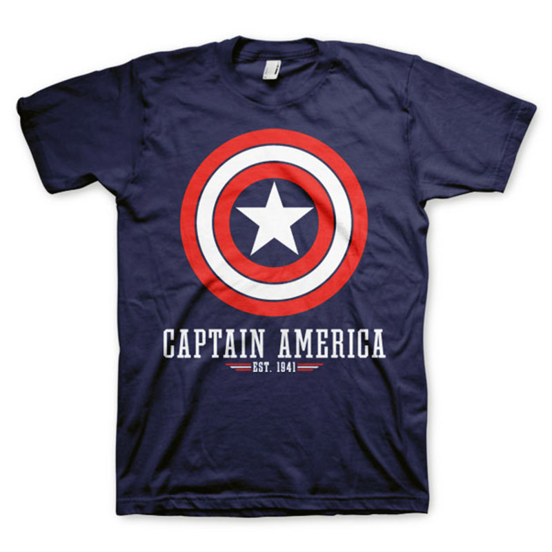 Pánské tričko Marvel Captain America Logo