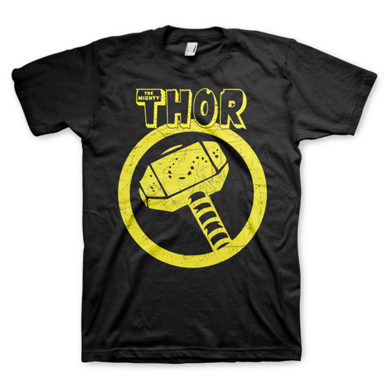 Pánské tričko Marvel Thor Distressed Hammer