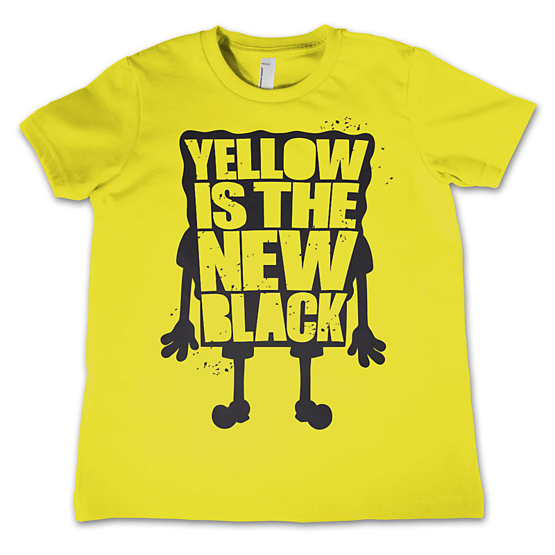 Pánské triko SpongeBob Yellow Is The New Black L
