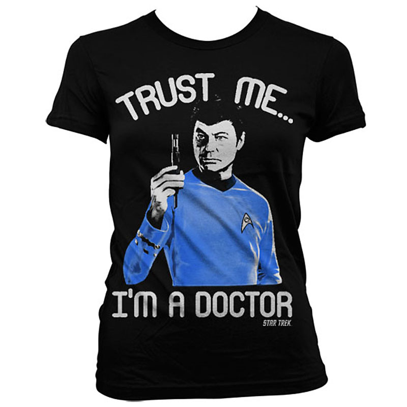 Star Trek dámské tričko Trust Me Im A Doctor