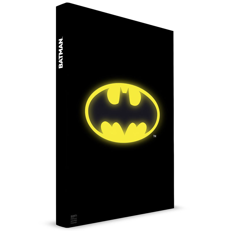 Batman poznámkový blok A5 se světlem Logo