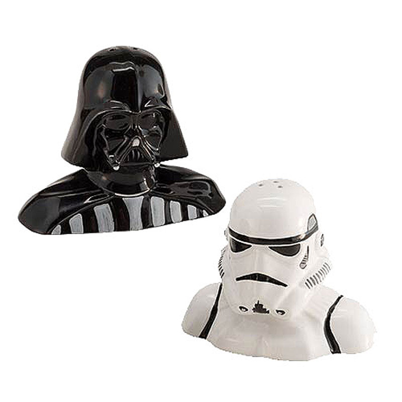 Star Wars solnička a pepřenka Darth Vader a Stormtrooper