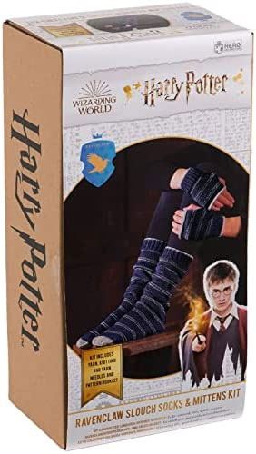 Harry Potter Knitting Kit Slouch ponožky and Mittens Ravenclaw