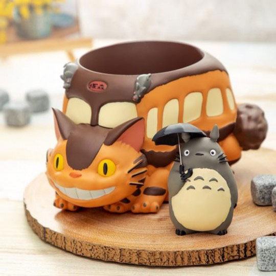 My Neighbor Totoro Diorama / Storage Box Catbus & Totoro - Kliknutím na obrázek zavřete