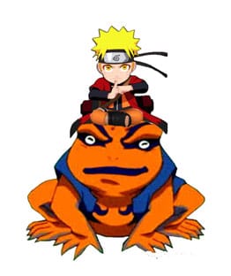 Naruto Shippuden Light Naruto and Gamakishi 20 cm - Kliknutím na obrázek zavřete