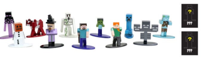 Minecraft Nano Metalfigs Diecast mini figurky 18-Pack Wave 8 4 c