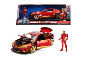 Avengers kovový model 1/24 2016 Chevy Camaro SS Iron Man - Kliknutím na obrázek zavřete