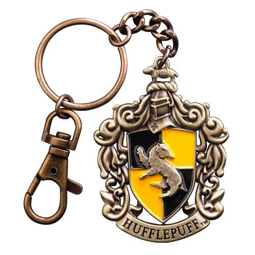 Harry Potter kovový přívěšek na klíče Hufflepuff 5 cm