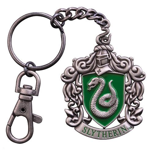 Harry Potter kovový přívěšek na klíče Zmijozel 5 cm