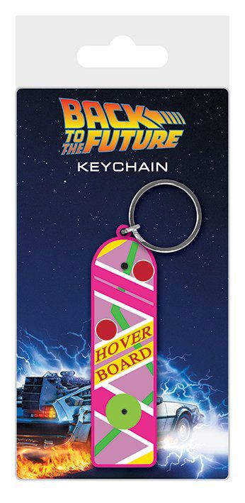Back to the Future gumový přívěsek na klíče Hoverboard 6 cm