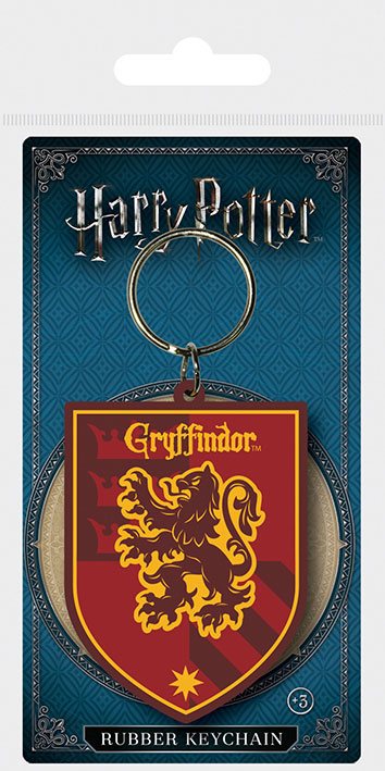 Harry Potter gumový přívěsek na klíče Gryffindor 6 cm