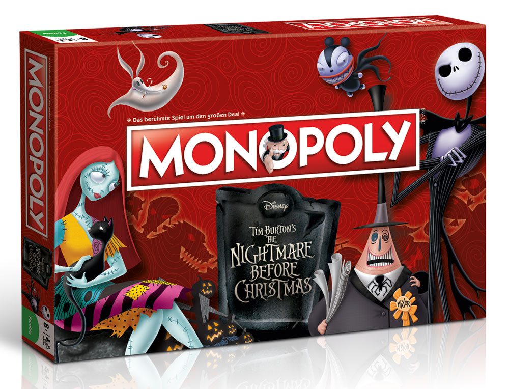 Nightmare Before Christmas desková hra Monopoly *německá verze*