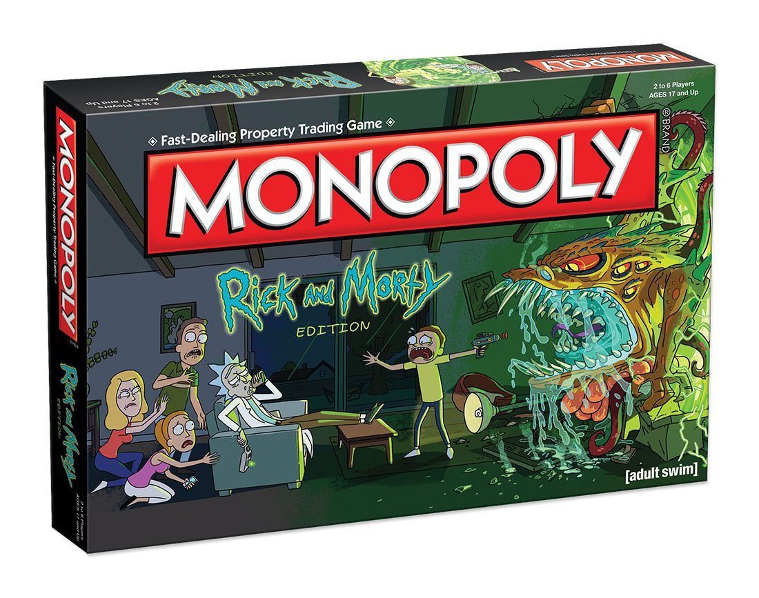 Rick and Morty desková hra Monopoly *anglická verze*