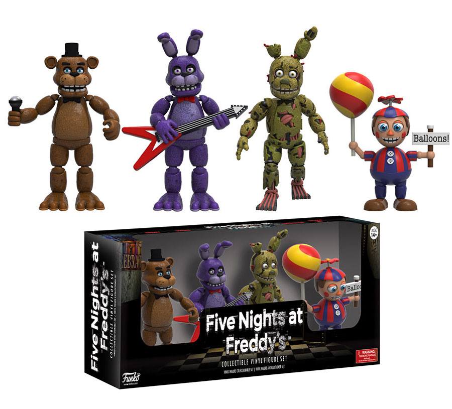 Five Nights at Freddy's Akční Figurky 4-Pack Set 2 5 cm