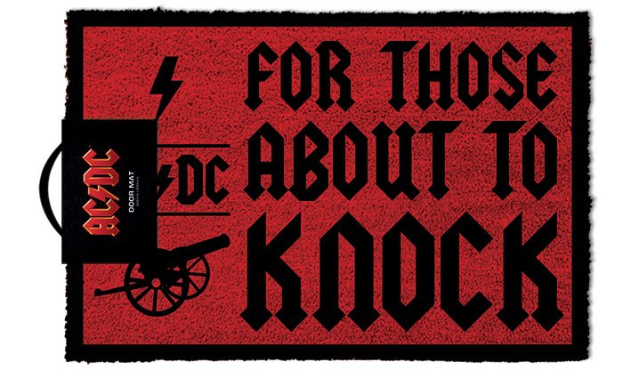 AC/DC rohožka For Those About To Knock 40 x 57 cm