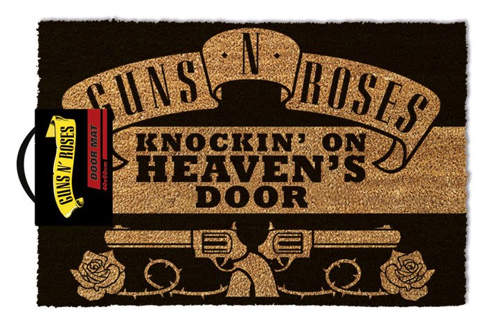 Guns N' Roses rohožka Knockin' On Heaven's Door 40 x 57 cm - Kliknutím na obrázek zavřete