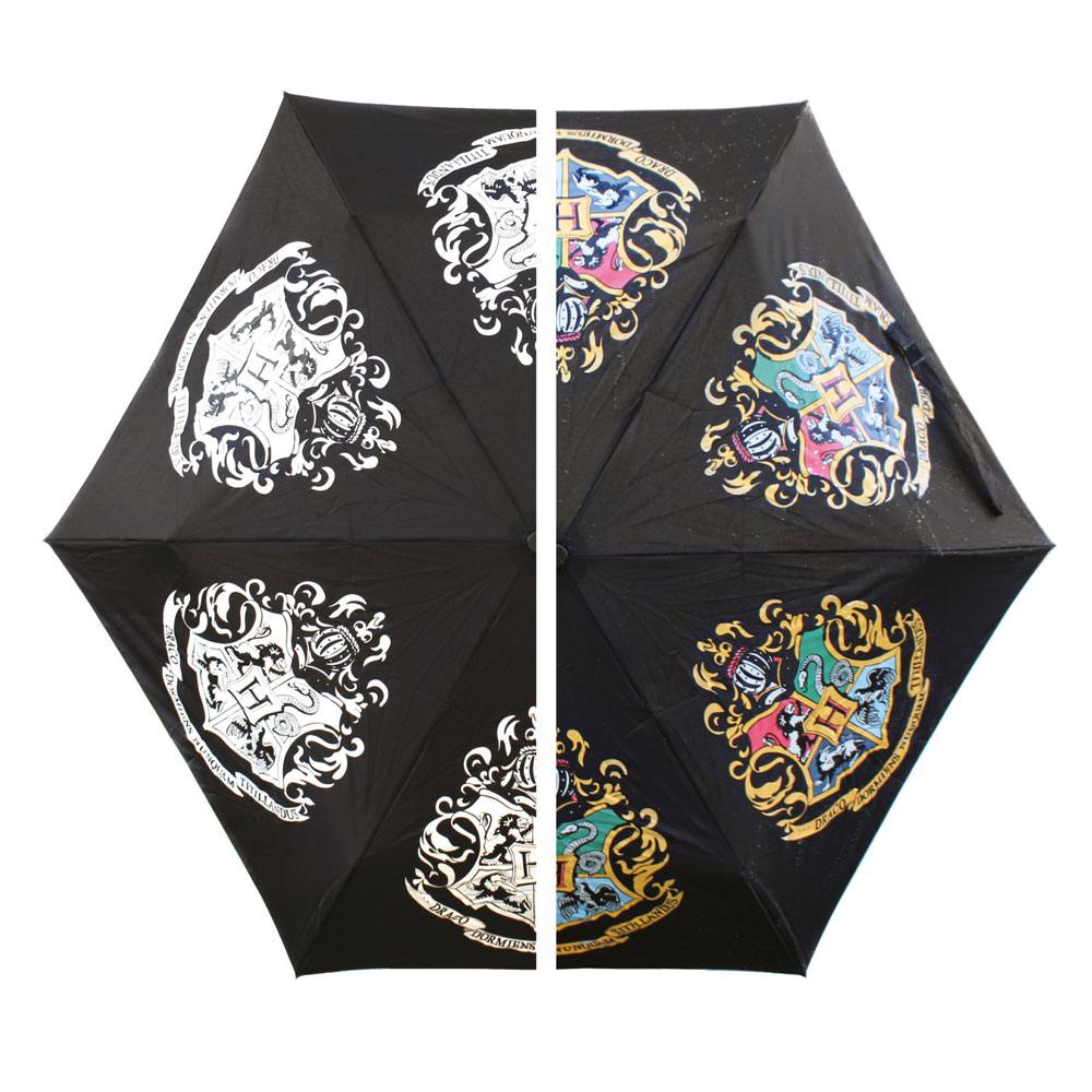 Harry Potter Colour Changing Umbrella Bradavice Slogan