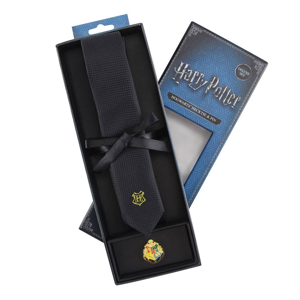 Harry Potter kravata a kovový odznak Deluxe Box Bradavice