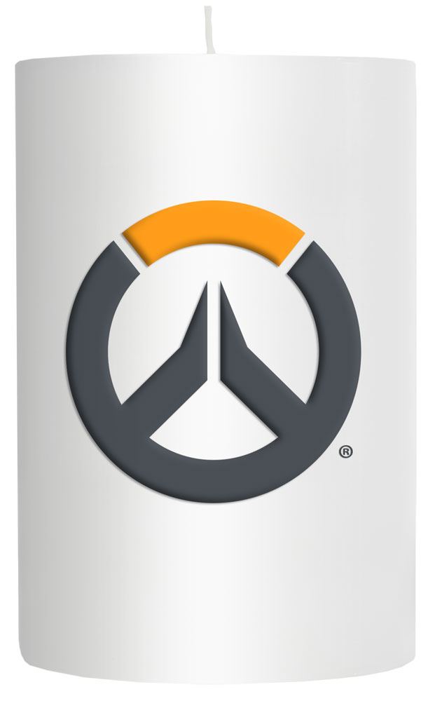 Overwatch XL svíčka Logo 15 x 10 cm
