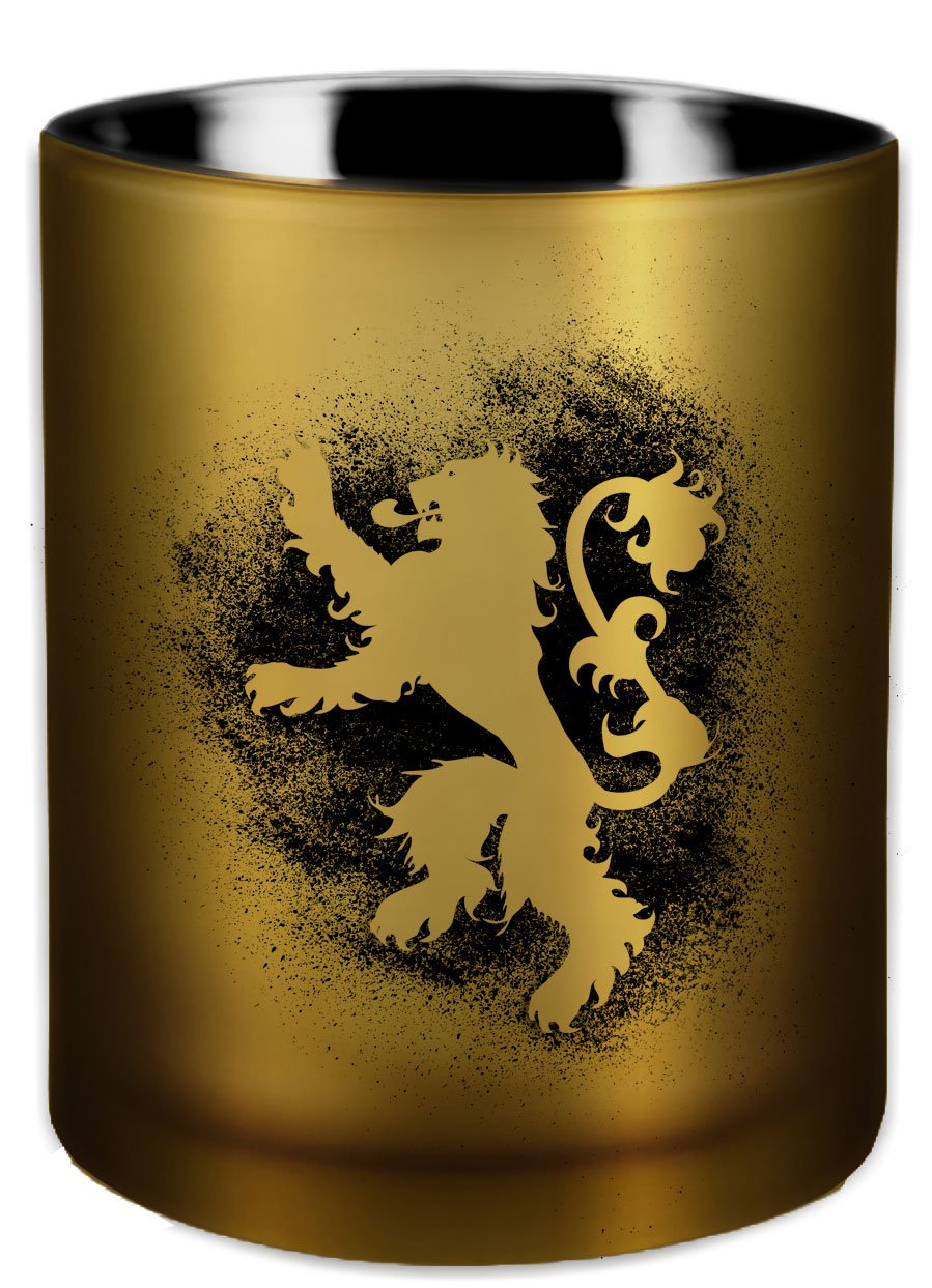 Game of Thrones svíčka ve skle House Lannister 8 x 9 cm