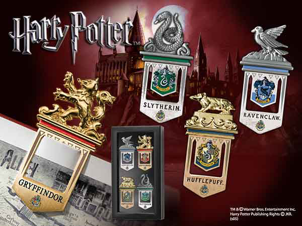 Harry Potter - Bradavice Bookmarks 4er Set - Kliknutím na obrázek zavřete