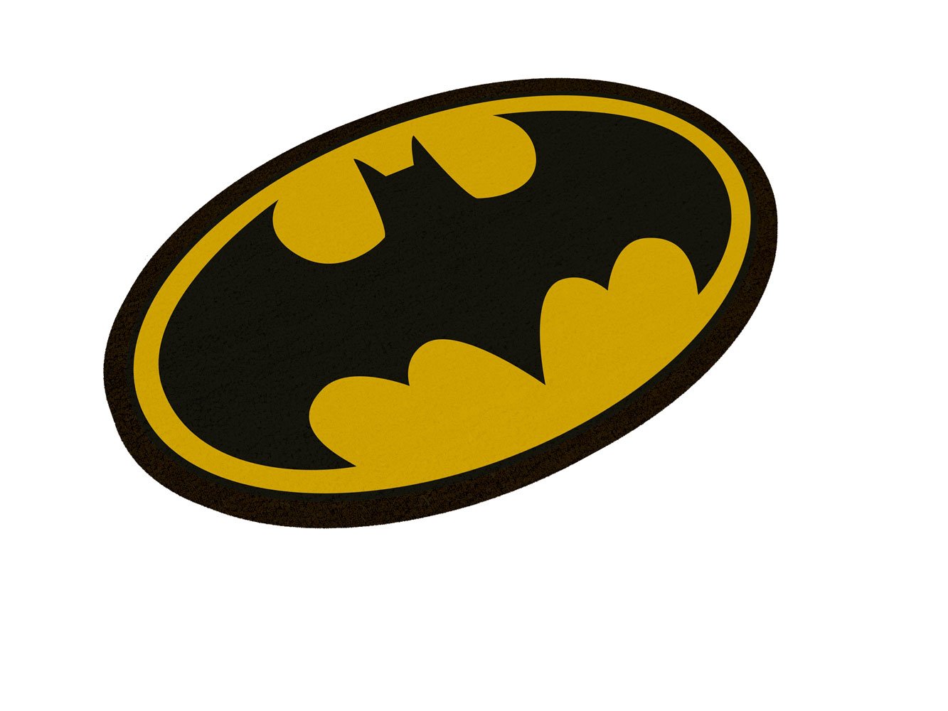 DC Comics rohožka Batman Logo Oval-Shaped 43 x 72 cm
