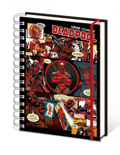 Marvel Comics poznámkový blok A5 Deadpool