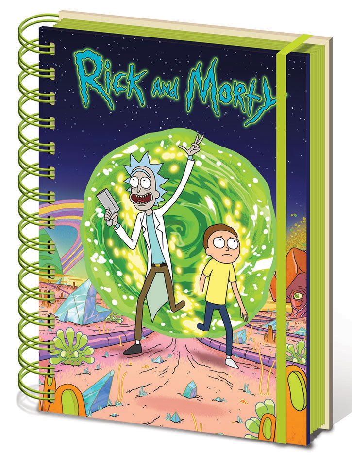 Rick a Morty Poznámkový blok A5 Portal