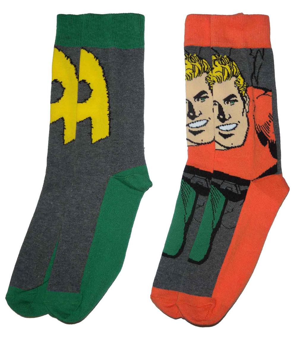 DC Comics Mens ponožky 2-Pack Aquaman