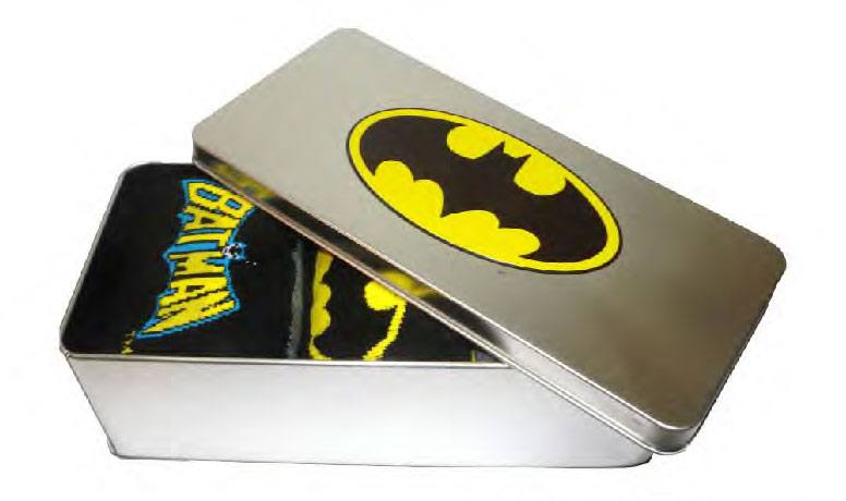 Batman ponožky 3-Pack v plechové krabičce
