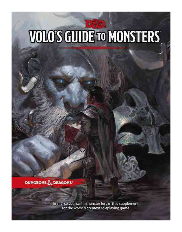 Dungeons a Dragons RPG Volo's Guide to Monsters english