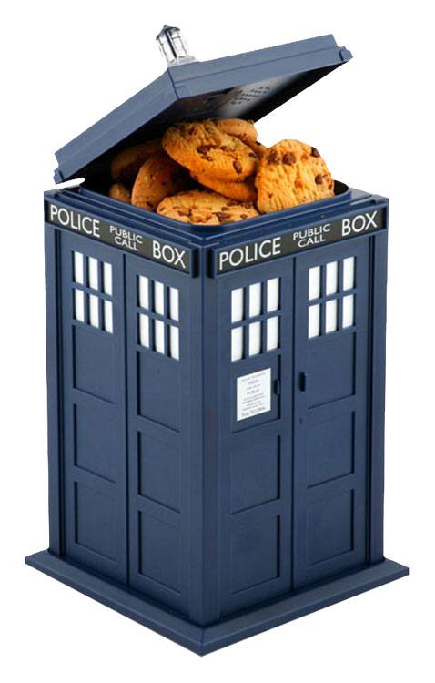 Doctor Who Cookie Jar se zvuky a Light Up Tardis