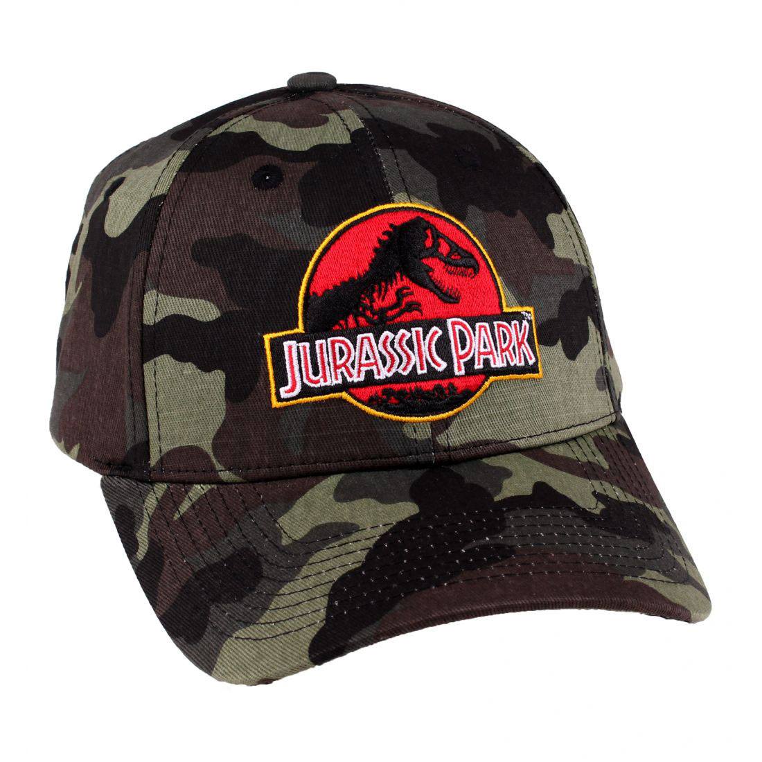 Jurassic Park kšiltovka Camouflage Logo