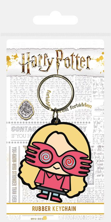 Harry Potter gumový přívěsek na klíče Chibi Luna 6 cm
