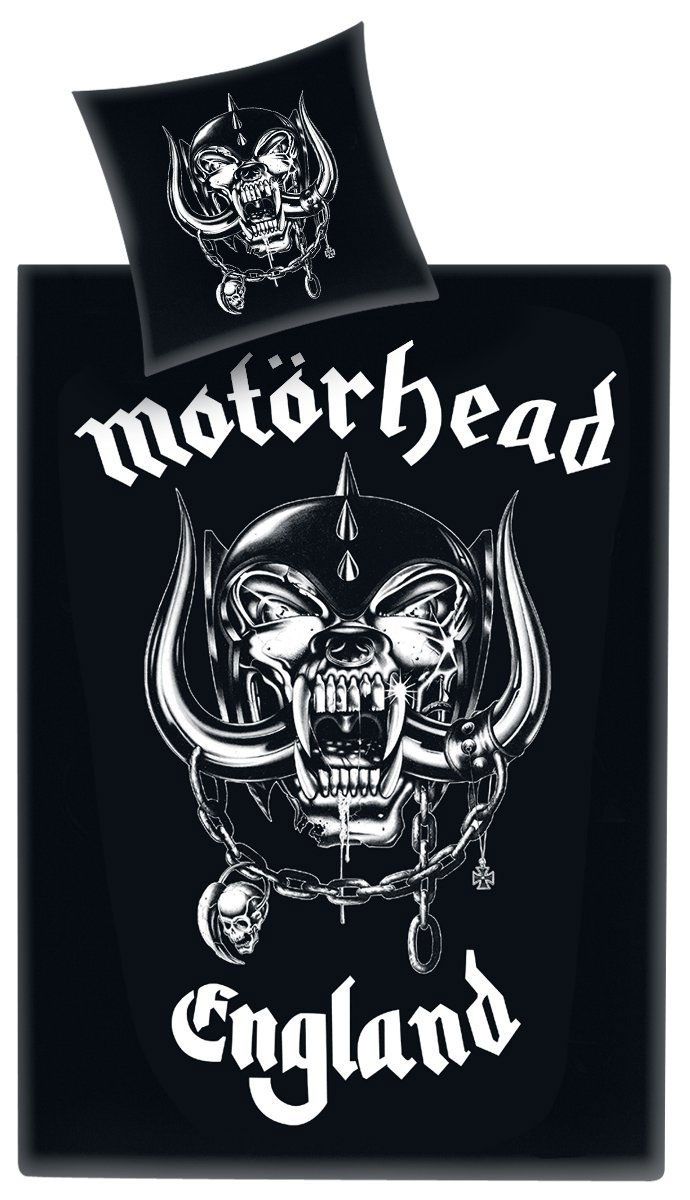 Motörhead povlečení Logo England 135 x 200 cm / 80 x 80 cm