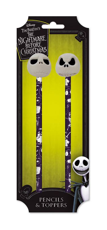 Nightmare Before Christmas Pencil with Topper 2-Pack